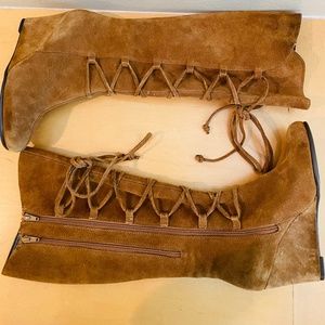 Aerosoles Brown Suede Knee High Boots